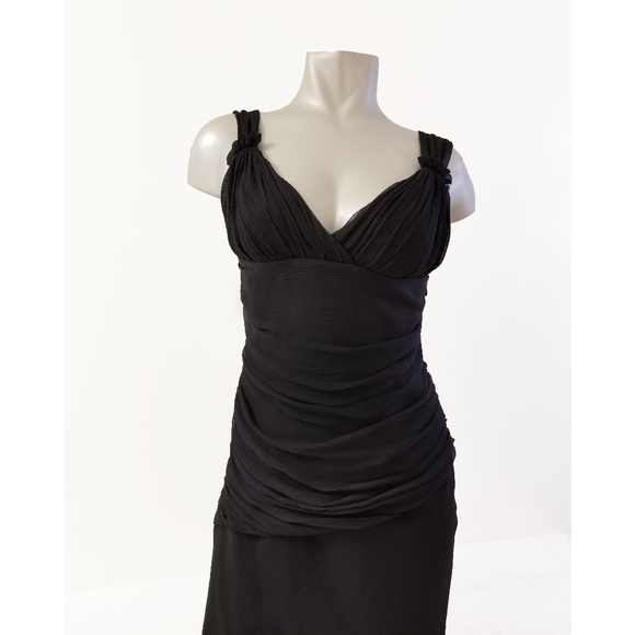 Marciano Dresses & Skirts - Marciano 100% Silk Grecian LBD Medium 6